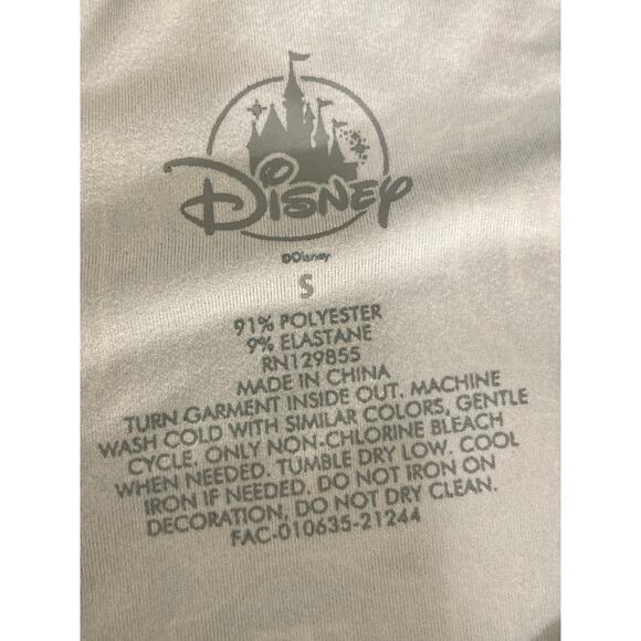 Disney Parks Hollywood Tower Hotel HTH Pattern Women’s Crop Leggings Size Small - Picture 2 of 8